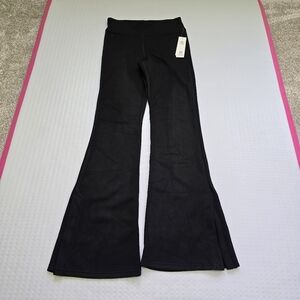 No Boundaries Pull on Flare Pants XS 0-2 New with Tags Black Y2K Soft